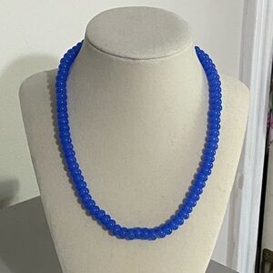 Allie + Bess Electric Blue Necklace
